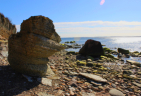 Geformt von Wind und Wetter: Jahrtausende Jahre alte Kalksteinformationen in Nordestland 