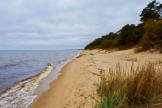 Am Nordufer des riesigen Sees hat man das Gefhl am Meer zu stehen. Die Ostsee aber ist gut 50 km entfernt.